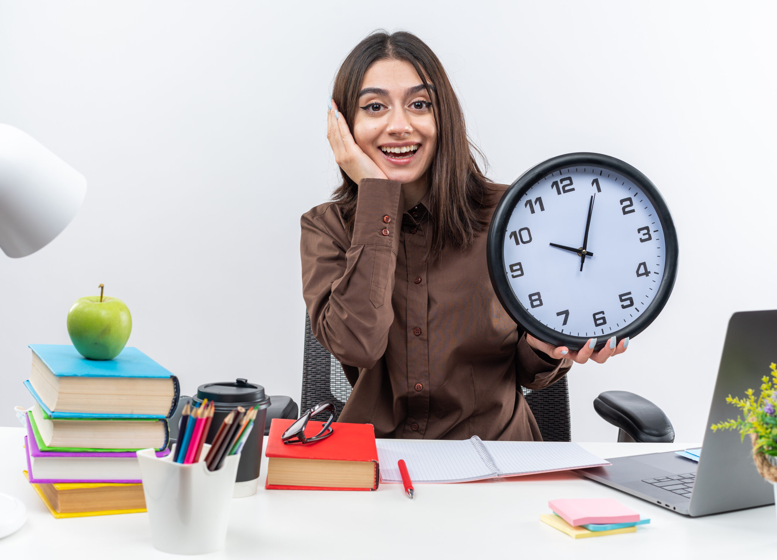excited young school girl sits at table with school tools holding wall clock putting hand on cheek isolated on white background SSUCv3H4sIAAAAAAAACpyRz27DIAzG75P2DhHnRkpC/rR9lWoHB1iDSqAC0mmq+u4zECrOu+Gf7c/+zPPzo6rIDE4ycq6eIcJYKrU5b8FLoxE3h51bobmwJXlYOjYlEFx6YyWoEs7g2aJhFQj1plTAr5gkzoPfnHBh+o4YeHFFjQTfEmnFS4qrnIhJ7MAUIYeCuW2OLKMk/q/O9PjKbuAqNPuNCxdGrFACkpFLKiW3Hy/sWlqDjUtTuHoYBioU0ELpbiWT+lq0Gb/Es+c2ZjbtbVjhvTlRxtxhVuHE36gpMl/AOSznmReDGH6yWYs52vhoYFclHH8ihC3tRkpPQzvQ49T1w9DtBen3Fok6cZ0shDG7SV5al2EDwvumP3HK6paNU91T3tXQTVAPbceOdJ6n09ji4V9/AAAA//8DAHJcXJmYAgAA