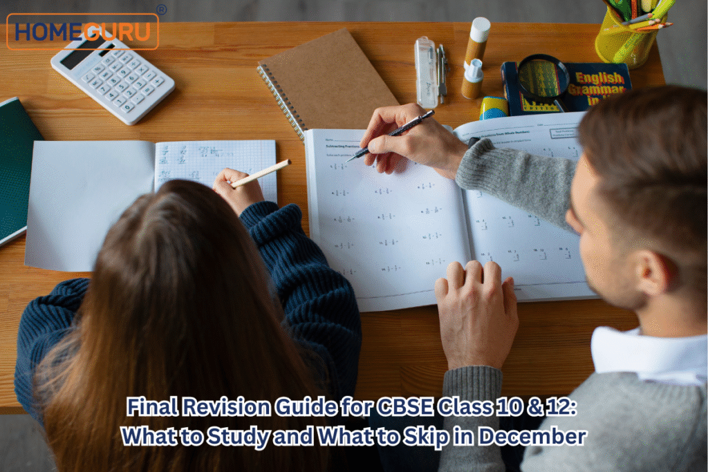 Final Revision Guide for CBSE Class 10 & 12: What to Study and What to Skip in December